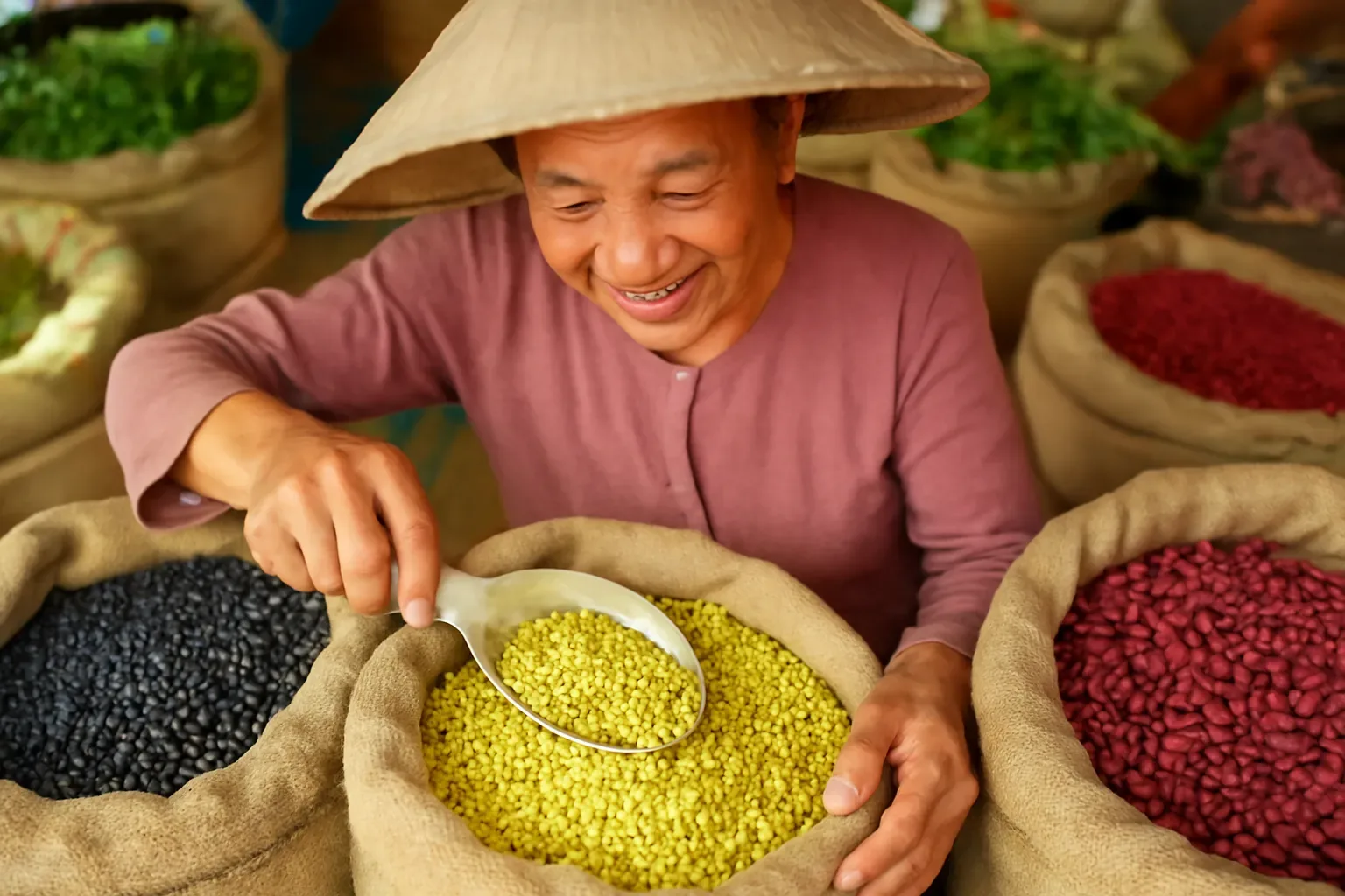 Đậu xanh, đậu đen xanh lòng, đậu đỏ: chọn hạt mới, nấu nhanh nhừ, tránh mọt