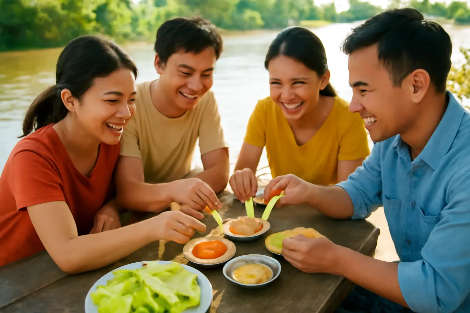 Muối chấm đặc sản ba miền: muối tôm, muối ớt xanh, muối kiến vàng và hơn thế