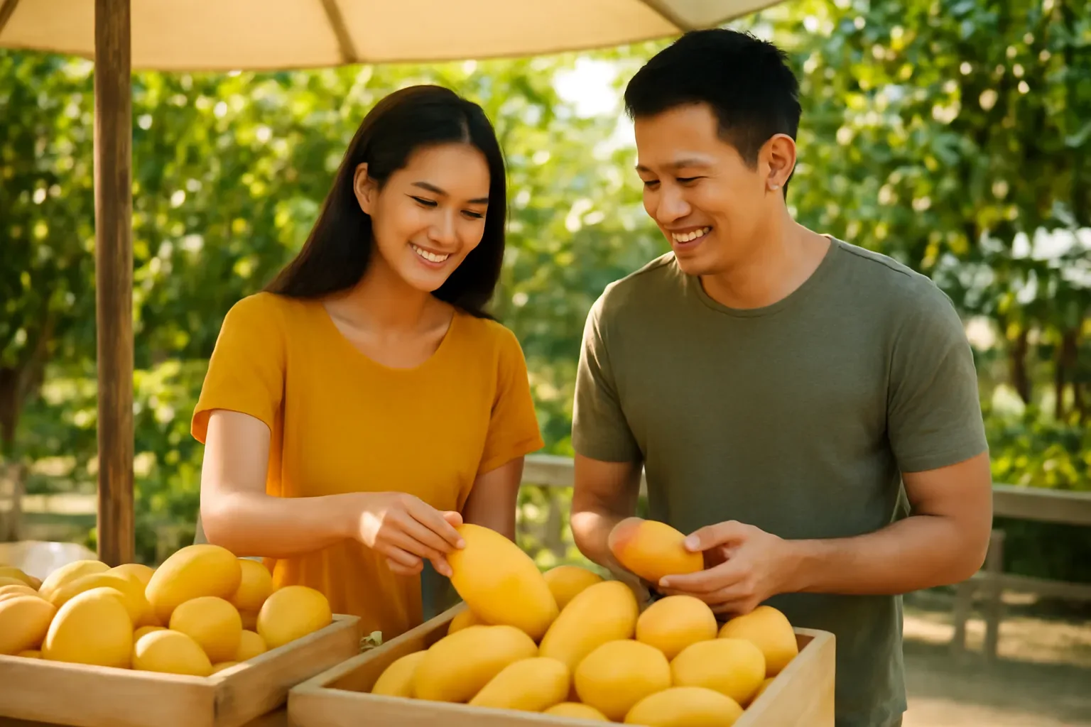 Xoài cát Hòa Lộc, cát Chu, xoài Úc, xoài tròn Yên Châu: nhận mặt từng loại
